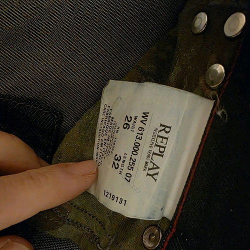 Replay jean like new, size 26/32, blue