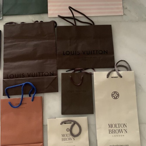 Branded transport bags used, sold as a set