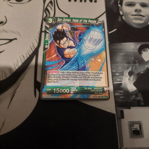 Son Gohan Hope of the People Dragon Ball Super Card like new