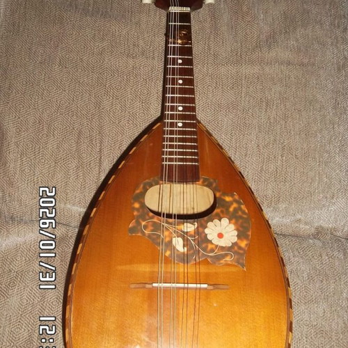 Italian Mandolin used with waterproof case and pickup