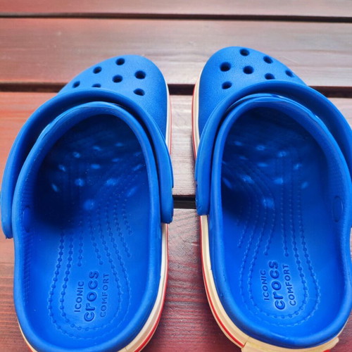 Crocs παιδικά C9 μπλε μεταχειρισμένα