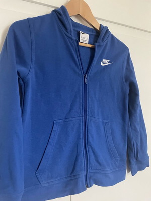 Nike sweatshirt jacket like new, blue, size 140 cm