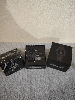 Casio G-Shock GBDH-1000 ρολόι καινούργιο, μαύρο, ηλιακό και USB φόρτιση