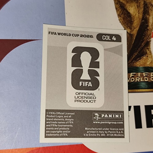 Davinson Sanchez World Cup 2026 Panini sticker new