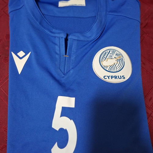Cyprus official friendly match worn jersey, size XL