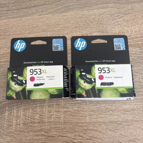 HP Magenta 953 XL ink cartridges, pack of 2