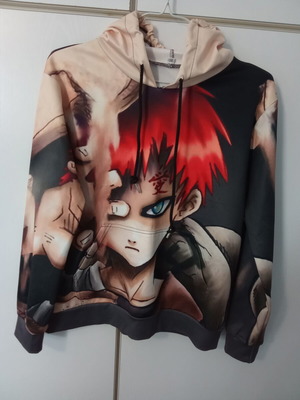 Μπλούζα anime σαν καινούργιο, μέγεθος XS, μαύρο και κόκκινο