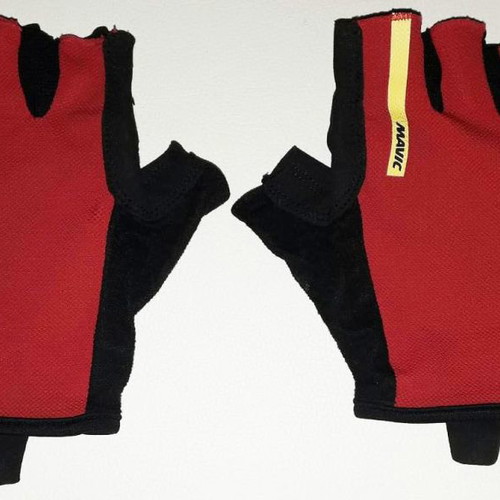 MAVIC COSMIC PRO adult gloves used, short, red-black, size Large