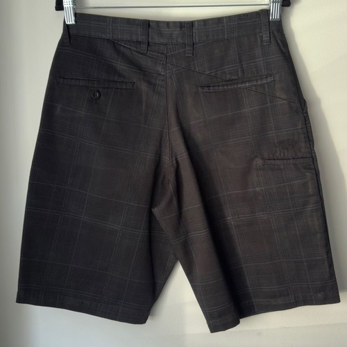 Blue Crown men's black checkered bermuda shorts like new W30