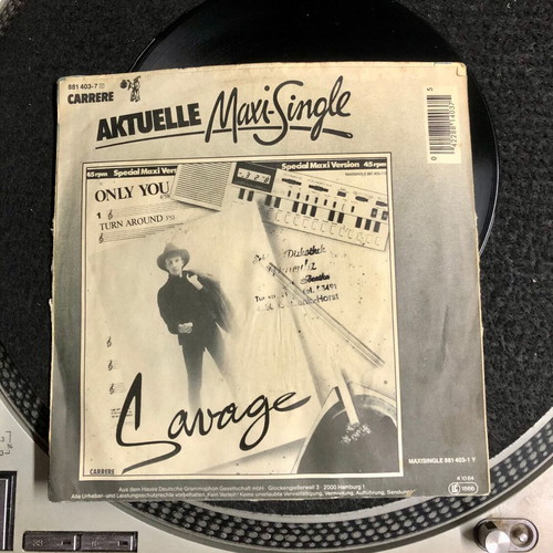 1984 Savage Only You Vinyl 7" 45 RPM used, pop