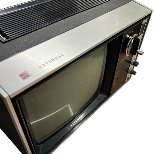 National transistor TV used, portable