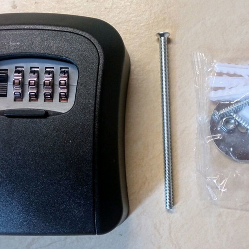 Key storage box new with combination lock black