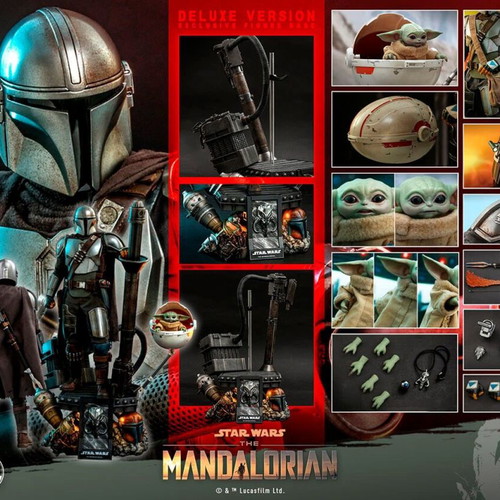 Hot Toys QS017 Mandalorian and the Child 1/4 Scale Deluxe Version