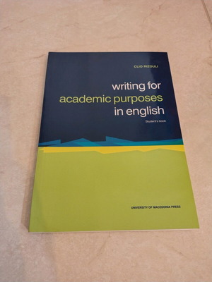 Writing for academic purposes in english καινούργιο, Student's book Clio Rizouli