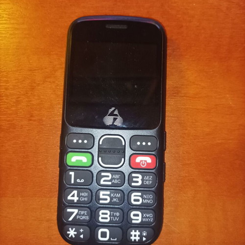 Powertech PTM39 mobile phone like new, simple use, black