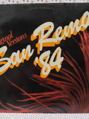 San Remo '84 vinyl record used, pop