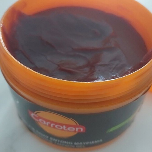 Carroten tanning gel used for intense tanning