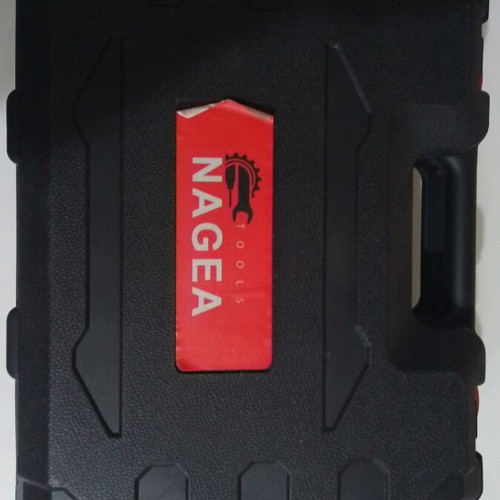 Nagia Tools 21V Racket Wrench set used, includes 3 batteries and case