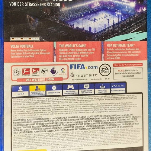 FIFA20 PS4 in like new condition