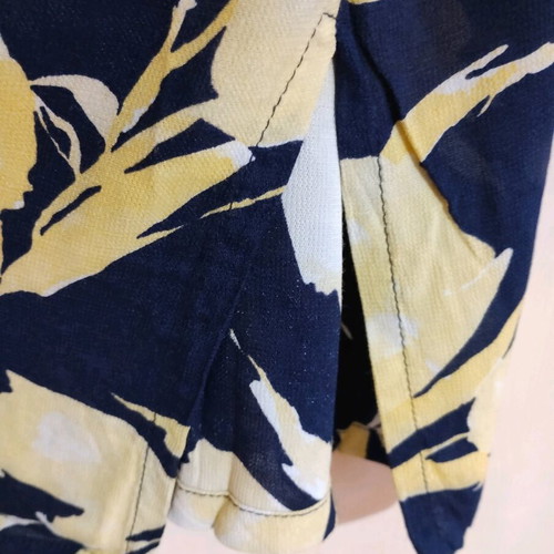 Anna Riska sleeveless printed dress used, size 3, blue and yellow