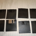 Computer floppy disks from 1990s like new