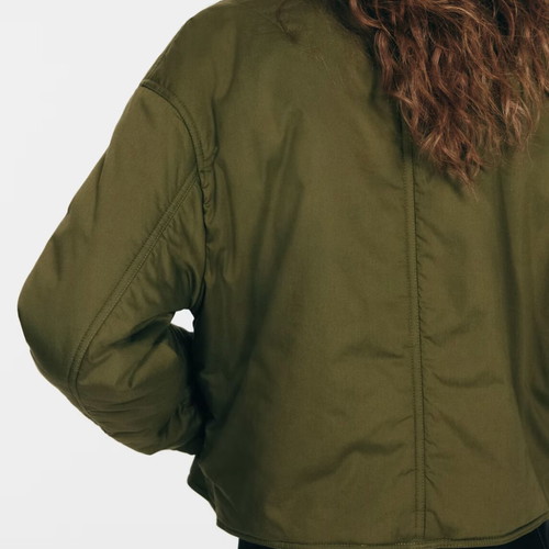 H&M reversible bomber jacket XXL, black and dark green