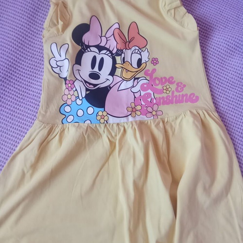 H&M yellow dress for 4-6 years, 110-116 cm