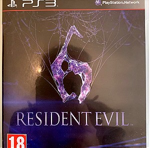 PS3 PLAYSTATION 3 Resident Evil 6 σπανιο κ εξαντλημενο Αριστη κατασταση!