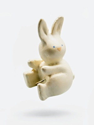 Vintage διακοσμητικό λαγουδάκι αναρριχητής κεριών Hallmark καινούργιο