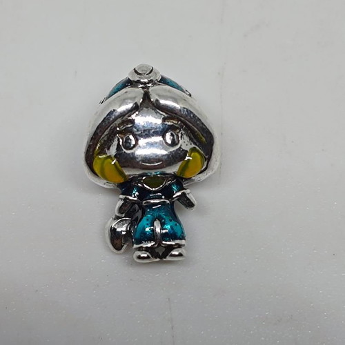 Disney Pandora Charm Princess Jasmine like new, silver