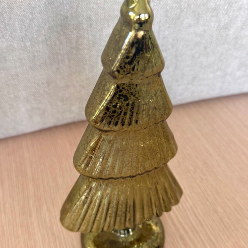 Christmas decorative tree made of mercury glass new