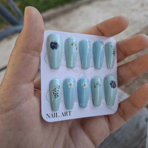 Press On Nails set with application tools, new