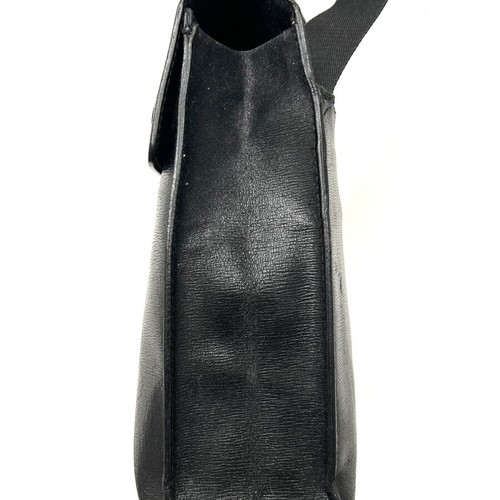Montblanc leather crossbody bag used, black