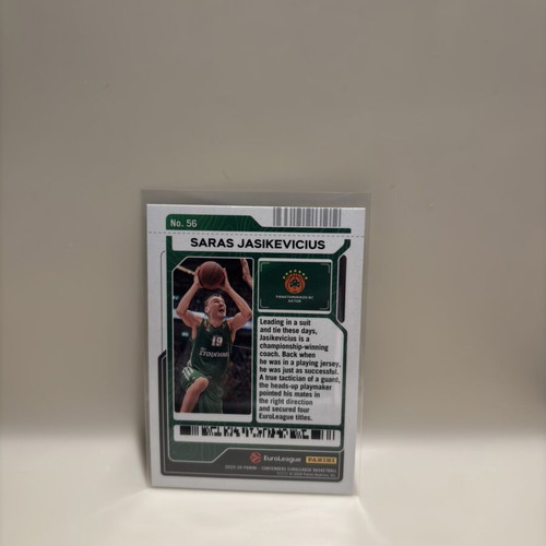 EuroLeague 25-26 Panini Contenders Panathinaikos Saras Jasikevicius card new