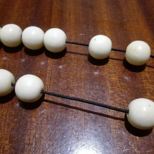 Worry beads made of authentic bull horn like new