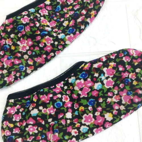 Women's retro warm slippers socks home shoes like new, size 36