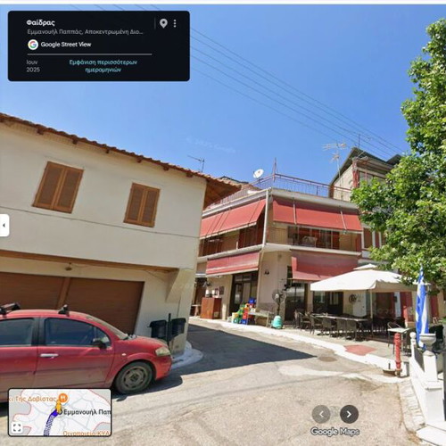 Corner building with commercial space and residence in Emmanouil Pappas Serres