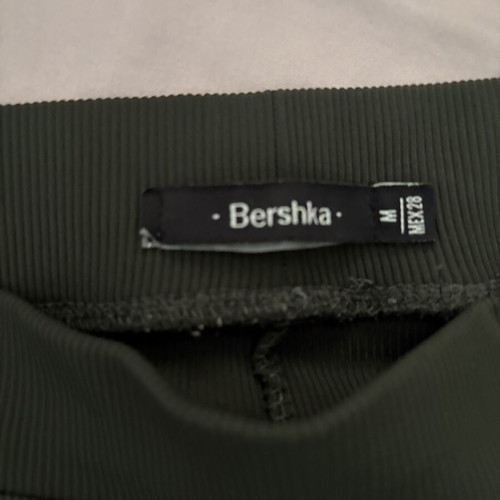 Bershka sports leggings, green, size M