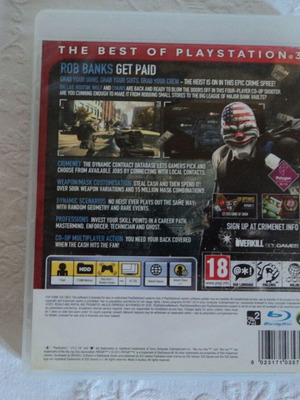 Payday 2 παιχνίδι PS3 με φυλλάδιο