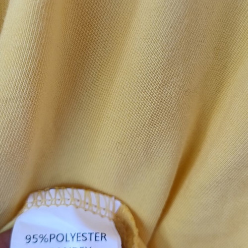 New shows plus size yellow short sleeve dress