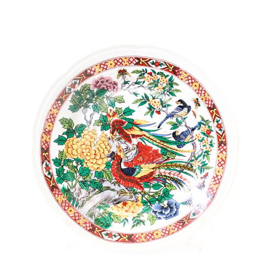 Vintage decorative plate Asian style Titov Veles like new