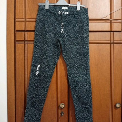 Women's black polka dot OVS pants size 42 used