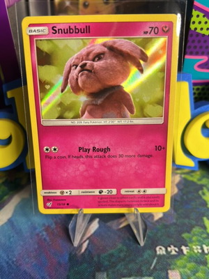 Κάρτα Snubbull Detective Pikachu Pokemon καινούργια