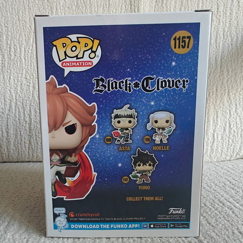 Funko Pop Black Clover Mereleona 1157 GameStop Exclusive Glow in the Dark
