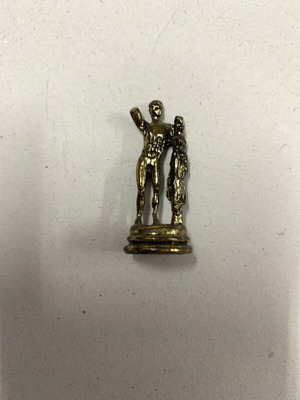 Hermes Greek God metal statue excellent condition