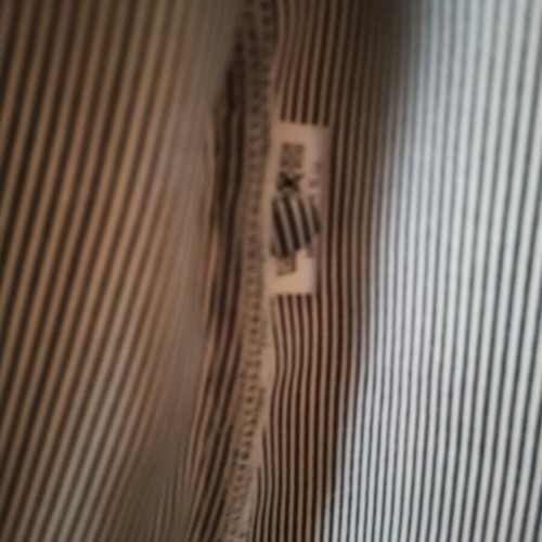 Raxevsky women's summer shirt refurbished, medium size, gray with stripes