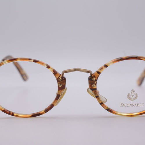 Faconnable KRETEL oval tortoise shell eyeglasses