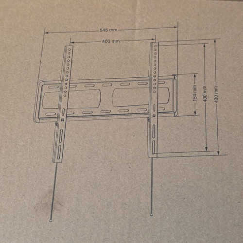 HAGOR BL Fixed 400 Wall TV Mount New For 32"-50"