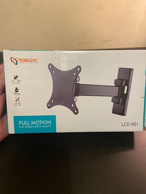 Βάση τοίχου TV/Monitor 13"-28" Full Motion καινούργια, VESA 100x100