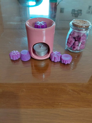 Ceramic wax melts room diffuser new